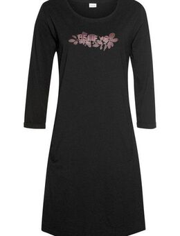 LASCANA Sleepshirt mit 3/4-Ärmeln und kleinem Frontprint