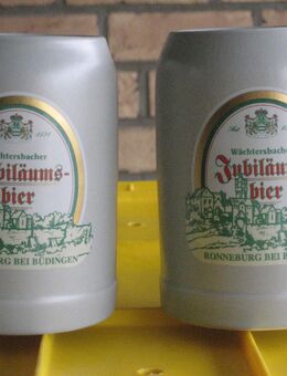 Zwei Krüge "Wächtersbacher Jubiläumsbier" -- neu - Leverkusen