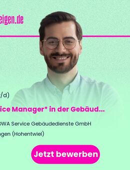 Service Manager* in der Gebäudereinigung (Hegau) - Singen (Hohentwiel)