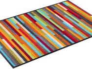 wash+dry by Kleen-Tex Teppich Mikado Stripes, rechteckig, Höhe: 7 mm, modernes Streifen Design, rutschhemmend, waschbar