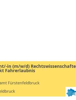 Werkstudent/-in (m/w/d) Rechtswissenschaften Schwerpunkt Fahrerlaubnis - Fürstenfeldbruck