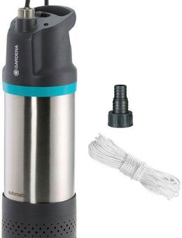 GARDENA Tauchdruckpumpe 5900/4 inox automatic, 1771-20, 5900 l/h max. Fördermenge