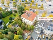 IMMOBERLIN.DE - Schönes Wohn-/Geschäftshaus mit Potential & Remise auf teilbarem Baugrundstück im Lichtenrader Zentrum - Berlin