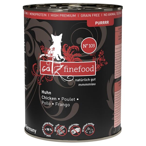 catz finefood Purrrr Dose 6 x 400 g - No. 103 Huhn - 