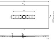 Sanotechnik Duschwanne SMC Brausetasse, rechteckig, LxB: 170x80cm, schneidbar