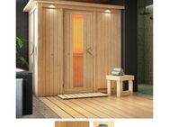 Karibu Sauna Vada, BxTxH: 210 x 132 x 202 cm, 68 mm, (Set) ohne Ofen