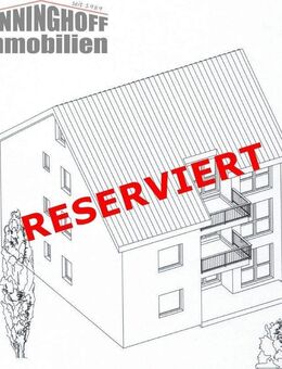 Neubau Eigentumswohnung mit Aufzug und großem Balkon in Bergkamen-Oberaden - Bergkamen