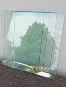 Glasböden 45 x 40 cm, 6 mm stark, neu, 4-Stück komplett in 84359