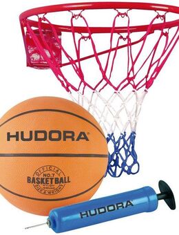 Hudora Basketballkorb Hudora Slam It (Set, 3-St., Basketballkorb mit Ball und Pumpe)