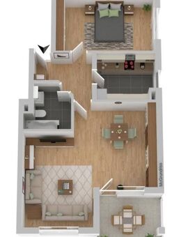 Top Kapitalanlage - vermietete 2-Zimmer Wohnung in bevorzugter Lage WE18 - Heidenheim (Brenz)