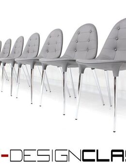 wie neu, Set von 8 exklusive Cassina Caprice 245 Stuhl by Philippe Starck, Sondermodell in Voll-Leder, Y-Leder, Neupreis ca. 12.000 Euro - Hamminkeln Zentrum