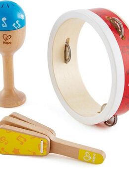Hape Spielzeug-Musikinstrument Junior Perkussion Set