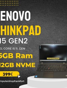 Lenovo Thinkpad T15 G2,Intel Core i5-1135G7,16GB DDR4 Ram,512GB NVME SSD - Frankfurt (Main) Griesheim