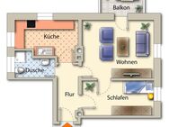 UNI-NÄHE ! -Helle, zentrale 2- Zimmerwohnung in ruhiger Wohnlage von Würzburg -Grombühl - Würzburg