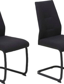 HELA Freischwinger Ariana, Esszimmerstuhl (Set, 2 St), Zertifizierter "Waterfree" Stoff - sehr Robust, 140 kg belastbar