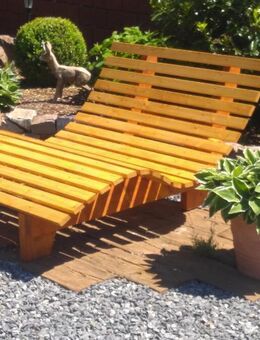 Relaxbank Sinnesbank Sonnenliege Wellenbank Waldsofa Saunaliege - Wadern