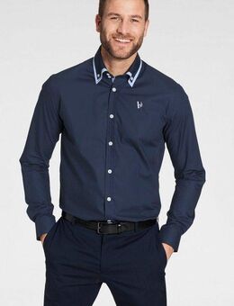 Bruno Banani Langarmhemd Button-down-Kragen, das perfekte Hemd für viele Anlässe