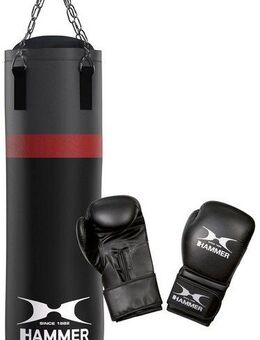 Hammer Boxsack Cobra (Set, mit Boxhandschuhen)
