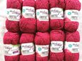 500g Frottee Garn von Wolly Hugs 100% Baumwolle Kirsche rot in 23747