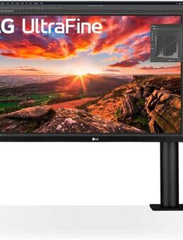 LG 32UN880K Ergo Monitor (80 cm/32 ", 3840 x 2160 px, 4K Ultra HD, 5 ms Reaktionszeit, 60 Hz, IPS)