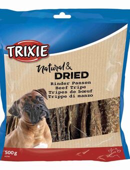Trixie Natural & Dried Rinder Pansen - Sparpaket: 6 x 500 g