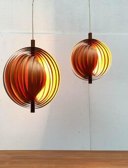 Mid Century Moon Lamp zu Hans Agne Jakobsson Verner Panton Teak - Hamburg Hamburg-Nord