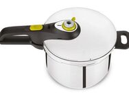 Tefal Schnellkochtopf Secure 5 Neo, Dampfkochtopf Induktion, Fassungsvermögen 6L, Edelstahl (1-tlg), 5-fach Sicherheitssystem, geeignet für alle Herdarten, P25307