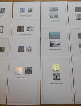 14 Schwarzdrucke (meist mit Hologramm) aus Bund-Jahrbüchern - Krefeld
