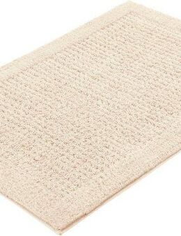 Kleine Wolke Badematte Net, Höhe 17 mm, rutschhemmend beschichtet, fußbodenheizungsgeeignet, Baumwolle, rechteckig, Badteppich, Uni Farben, rutschhhemmend