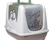 Simon's Cat Katzentoilette - grau / grün / weiß