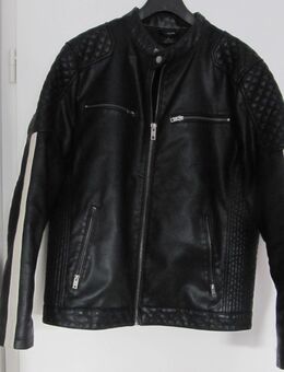 Herren Jacke Lederoptik/-imitat Icono schwarz Gr.L waschbar - Leipzig