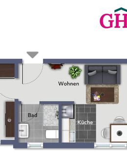 Möblierte 2-Zimmer Wohnung mit Seesicht in Bodman-Ludwigshafen - ankommen & wohlfühlen - Bodman-Ludwigshafen