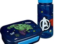 Scooli Lunchbox Brotzeitdose & Trinkflasche, Avengers, Kunststoff, (Set, 2-tlg), mit Trinkflasche