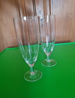 6 x feine Sektkelche Gläser aus den 50er Jahren Mid-Century - Gründau