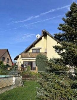 Blick ins Grüne - Zweifamilienhaus mit Pool, Kamin, Fubo Heizung... - Zschepplin