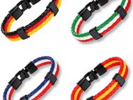 Länder Fahne Armband Schmuck Armschmuck Deutschland Italien Frankreich Spanien 9,90* - Villingen-Schwenningen