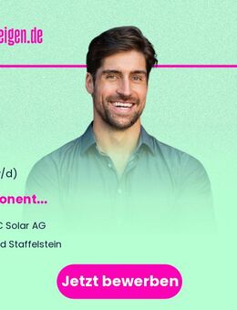 Disponent (m/w/d) - Bad Staffelstein