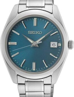 Seiko Quarzuhr SUR525P1, Armbanduhr, Herrenuhr, Damenuhr, Datum, Saphirglas, Edelstahlarmband