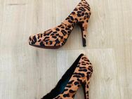 High Heels, Leoparden, Gr. 37 - Cham