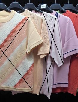 4 Pullover, Sommerpullover, kurzarm Pullover, verschiedene Farben - Gütersloh