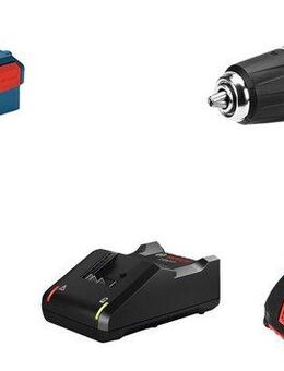 Bosch Professional Akku-Bohrschrauber GSR 18V-21, max. 1800 U/min, (Set), inkl. 2 Akkus, Ladegerät und Koffer