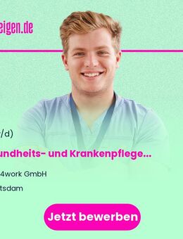 Gesundheits- und Krankenpfleger (m/w/d) - Willkommensbonus von 1500,- € - Potsdam