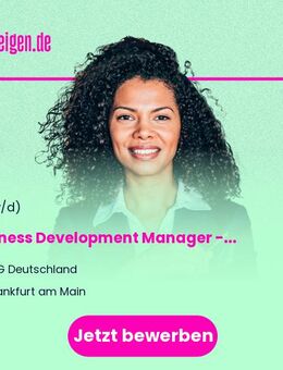 Business Development Manager - Affluent Banking (w/m/d) - Frankfurt (Main)