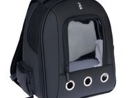 TIAKI Rucksack für Haustiere mit Fenster - L 42 x B 26 x H 35 cm