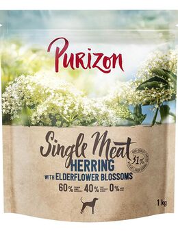 1 kg Purizon zum Probierpreis! - Adult Single Meat: Hering mit Holunderblüten