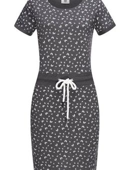 PEAK TIME Sommerkleid L80023 leichtes Jersey Strandkleid mit Kordel