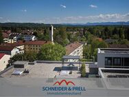 Ein Unikat! Stilvolle City-Wohnung mit Dachterrasse, Loggia & Alpenblick - Geretsried