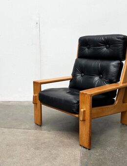 Mid Century Asko Bonanza Armchair Sessel zu Space Age Teak 60er - Hamburg Hamburg-Nord