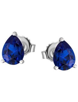 Firetti Paar Ohrstecker Schmuck Geschenk Silber 925 Ohrschmuck blau, mit Zirkonia (synth)