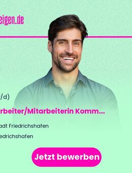 Mitarbeiter/Mitarbeiterin Kommunaler Ordnungsdienst im Außendienst - Friedrichshafen